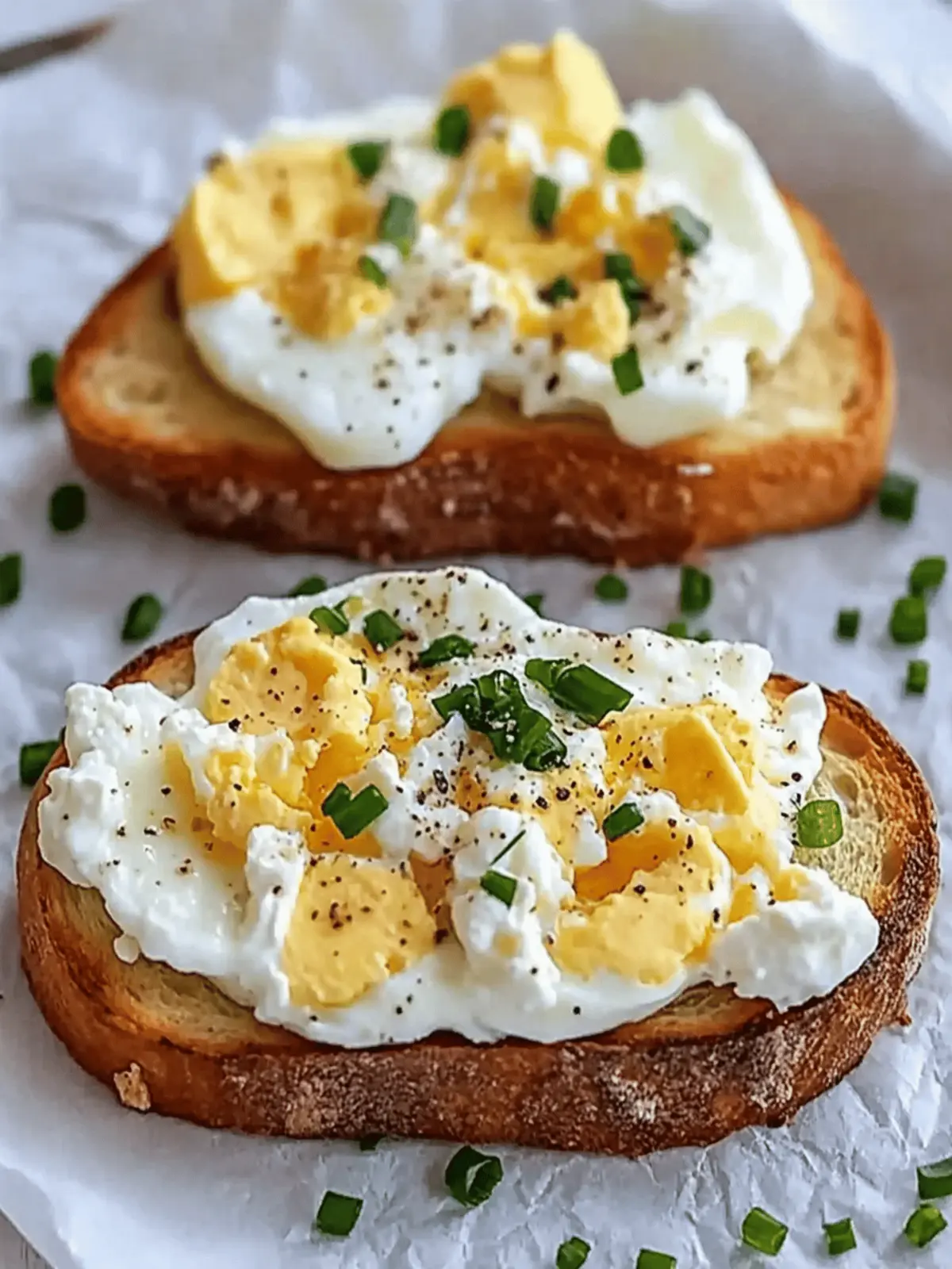 Egg and Ricotta Toast