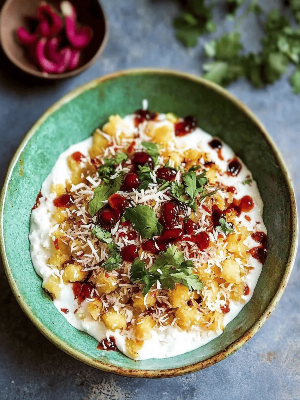 Dahi Papdi Chaat (Indian Street Food)