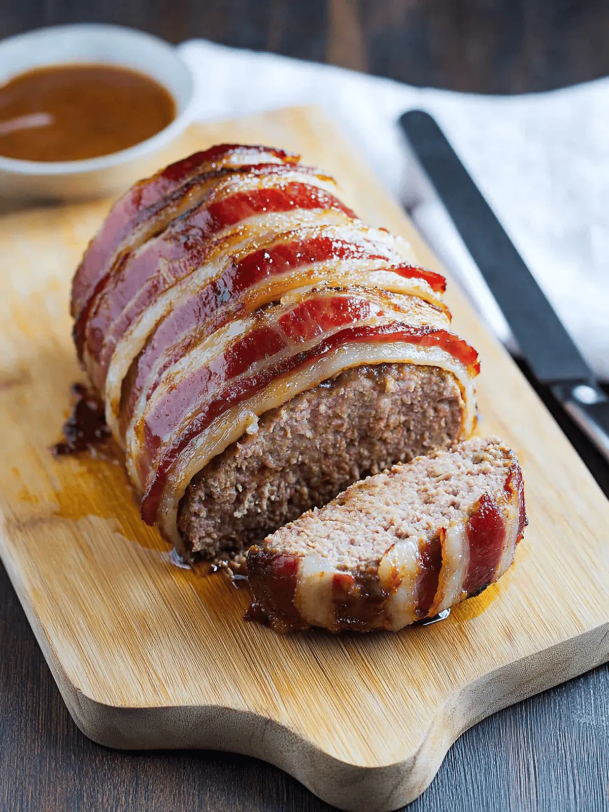 Bacon-Wrapped Meatloaf