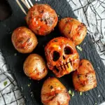 Spooky Halloween Skull Potatoes
