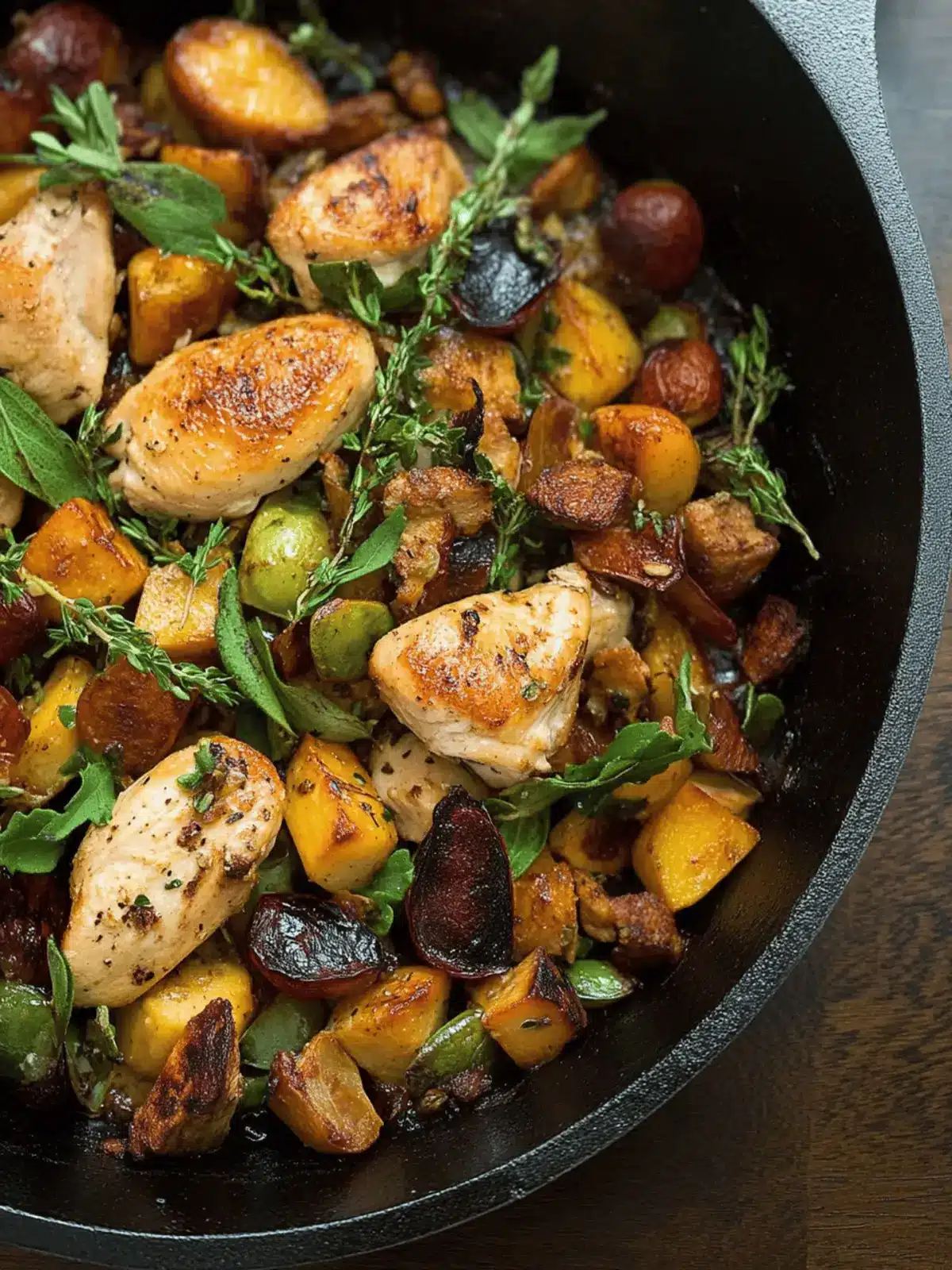 Autumn Harvest Chicken Skillet