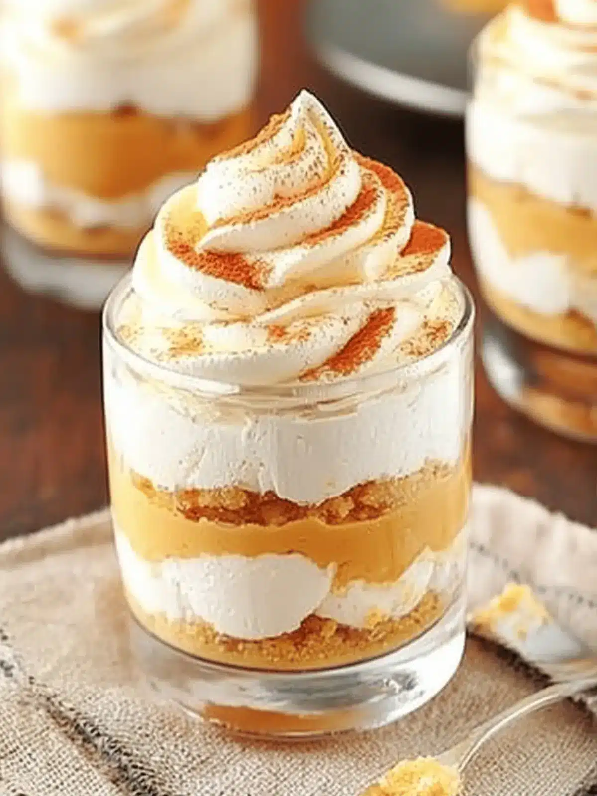 Mini Pumpkin Cheesecake Trifles
