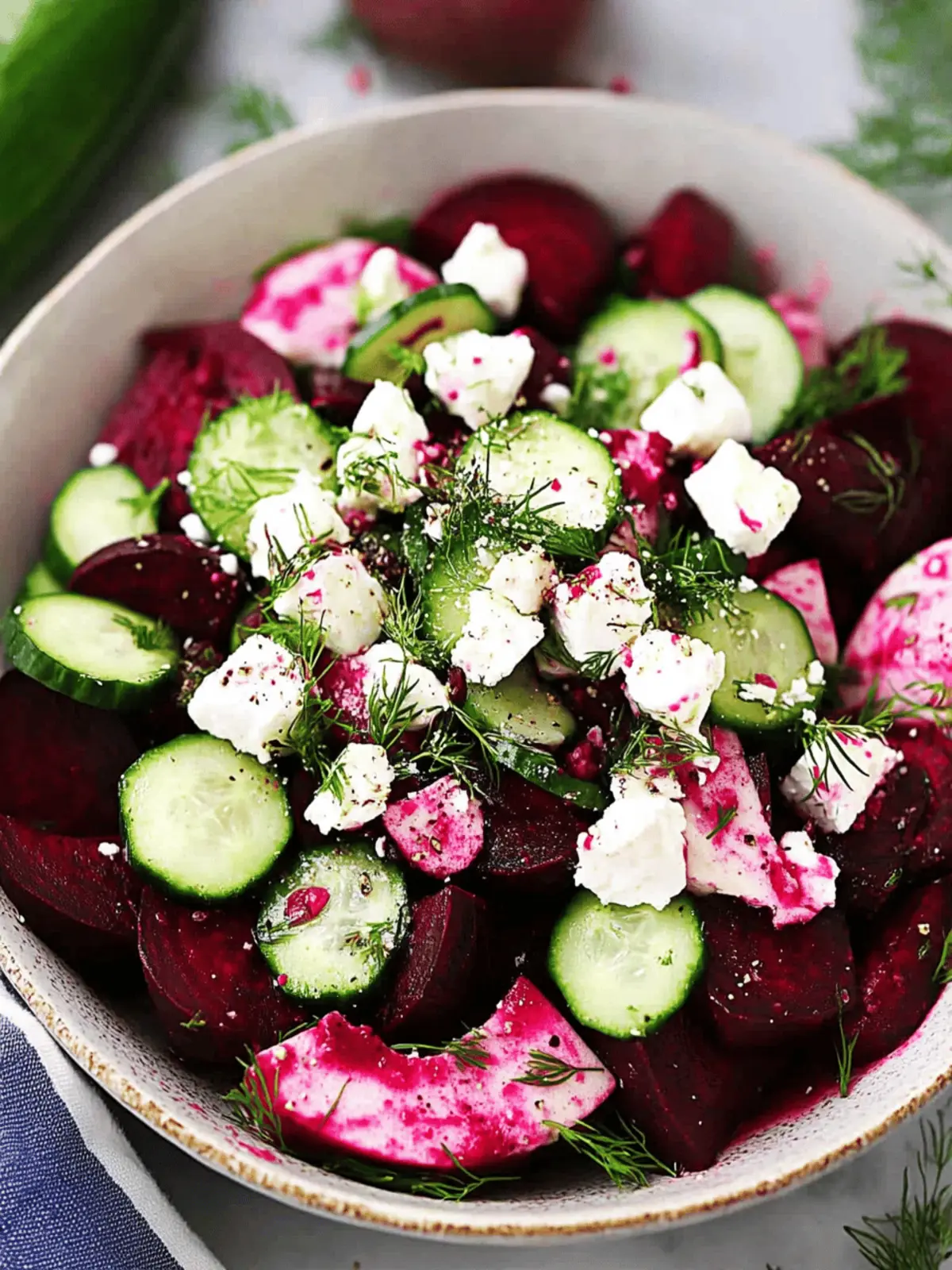 Beet and Cucumber Salad