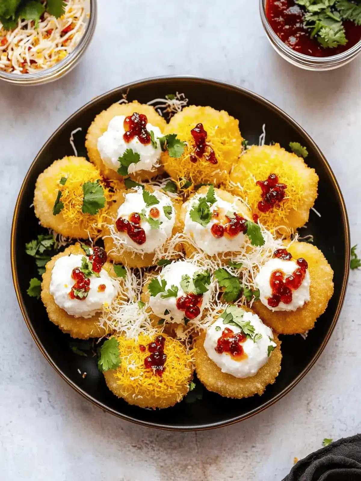 Dahi Puri | Sev Puri Dahi Puri