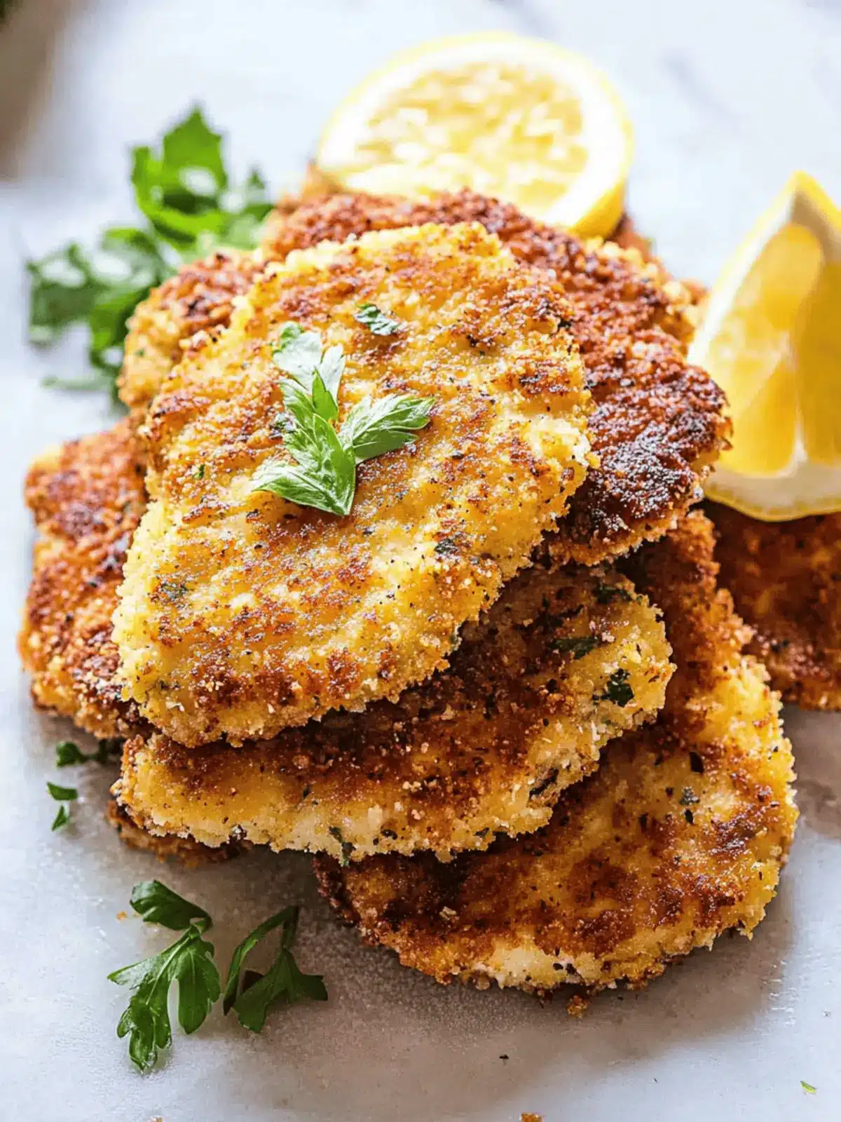 Crispy Italian Breaded Chicken Cutlets