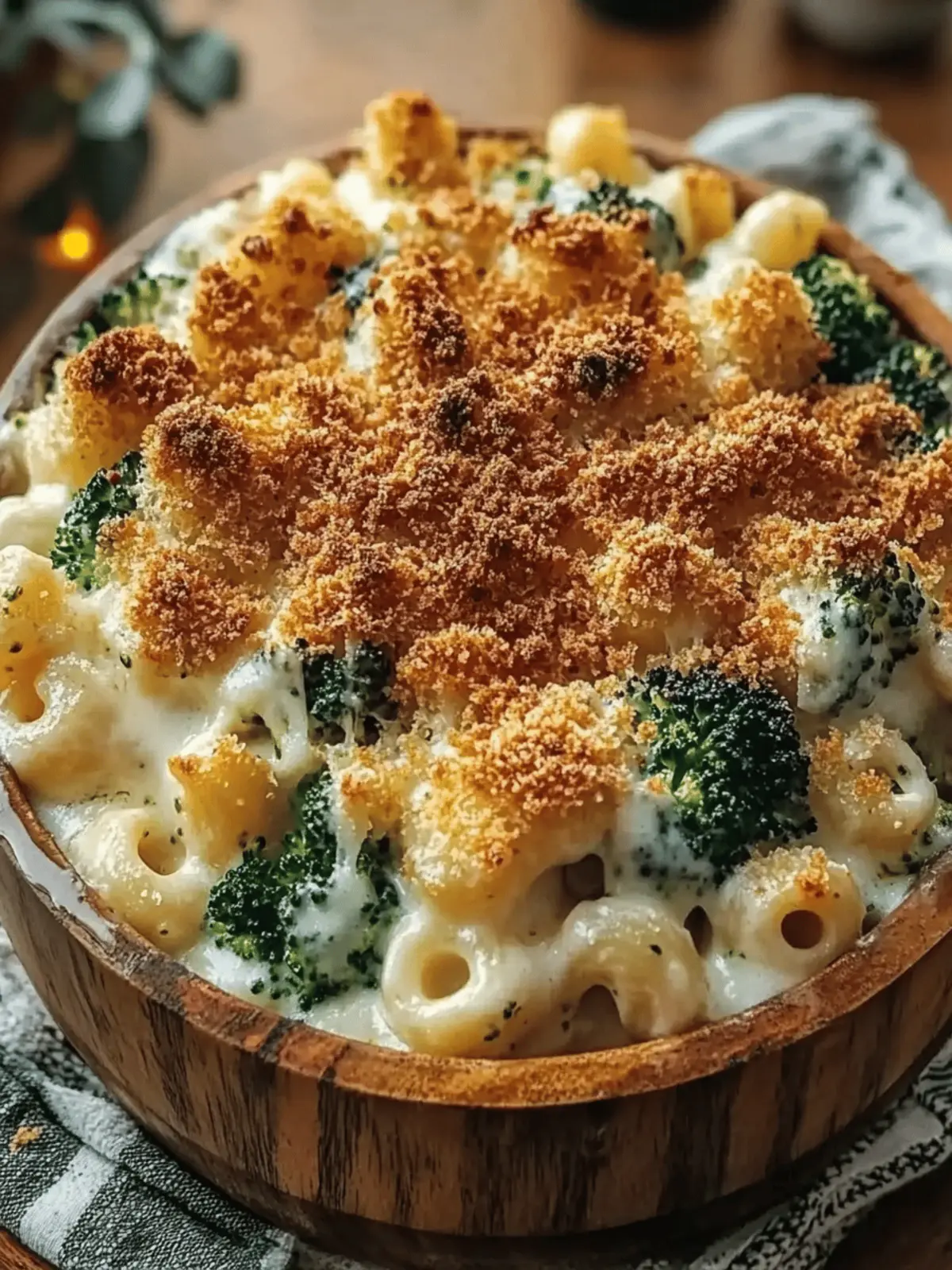 Cozy Autumn Mac & Cheese with Broccoli