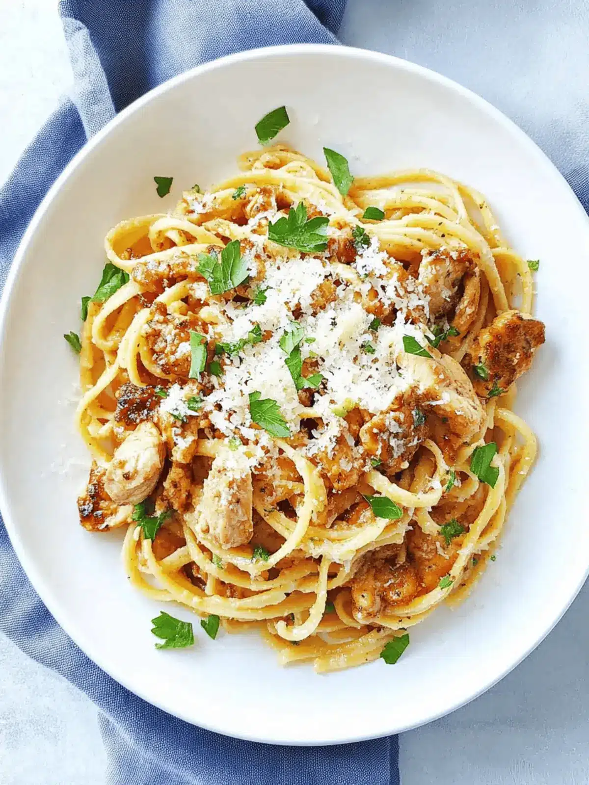 White Wine Chicken Pasta