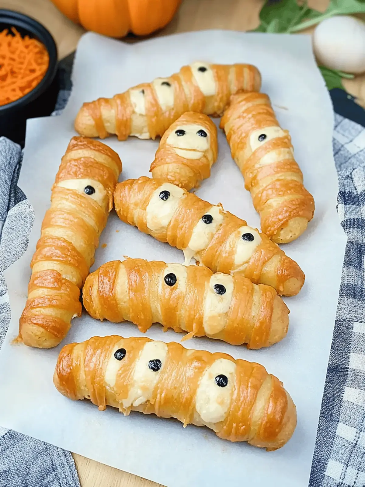 Mummy Mozzarella Sticks