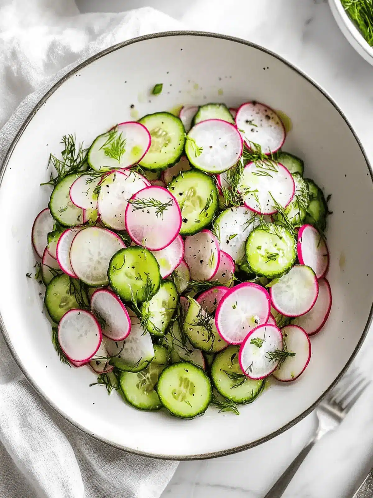 cucumber radish salad