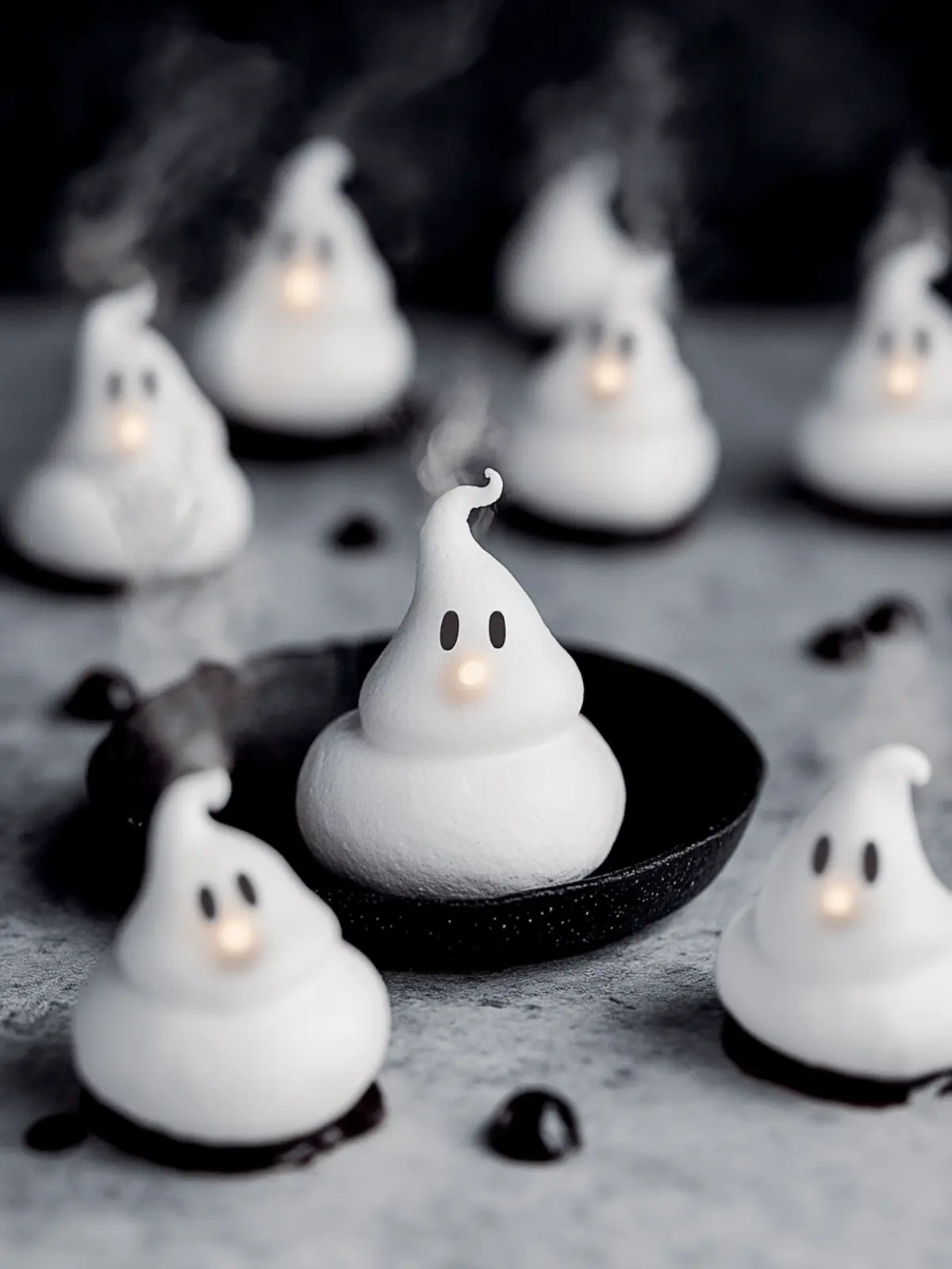 Ghost Meringues