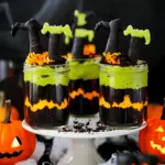 Witches' Brew Halloween Cake Jars