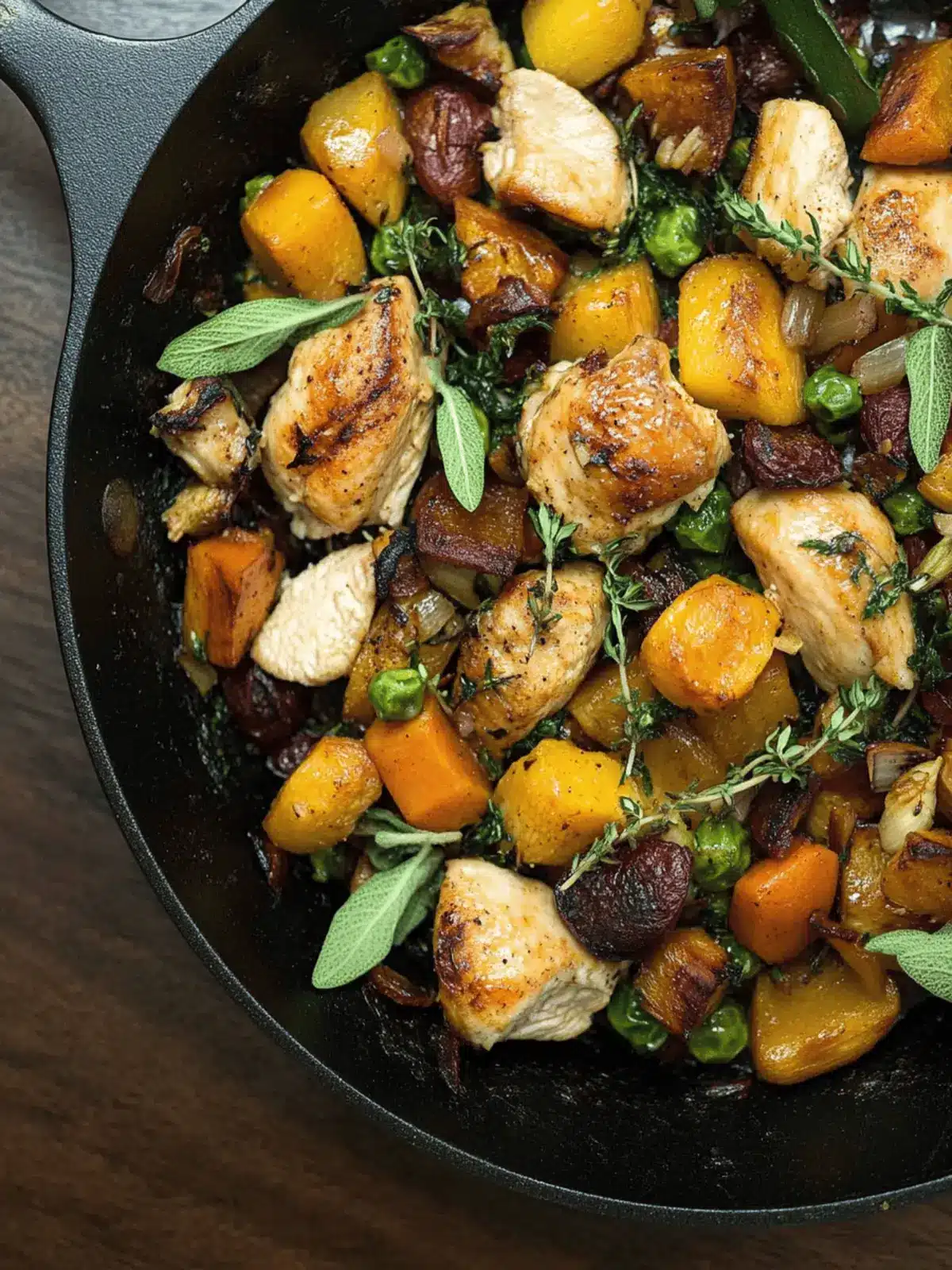 Autumn Harvest Chicken Skillet