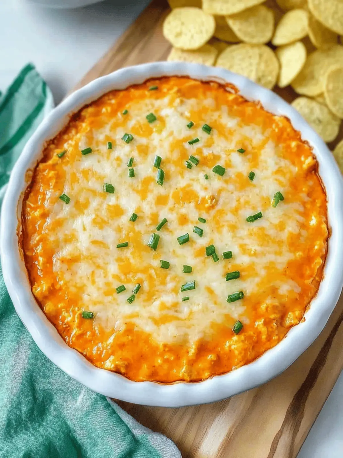 Cheesy Buffalo Chicken Dip