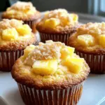Hawaiian Pineapple Cake Muffins