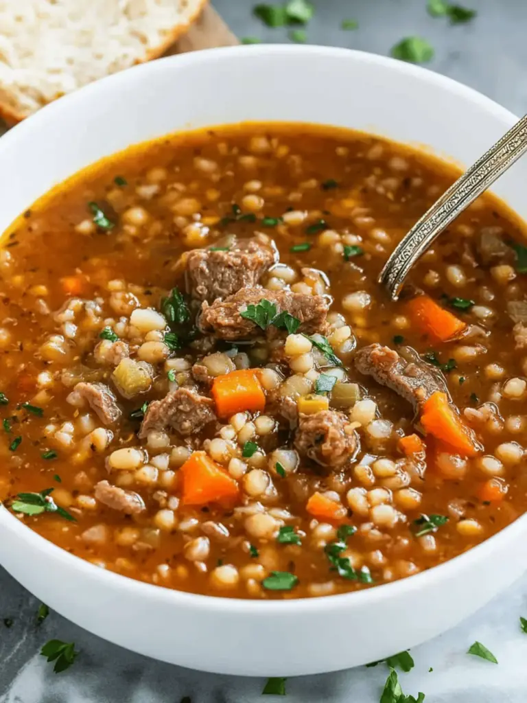 Beef Barley Soup