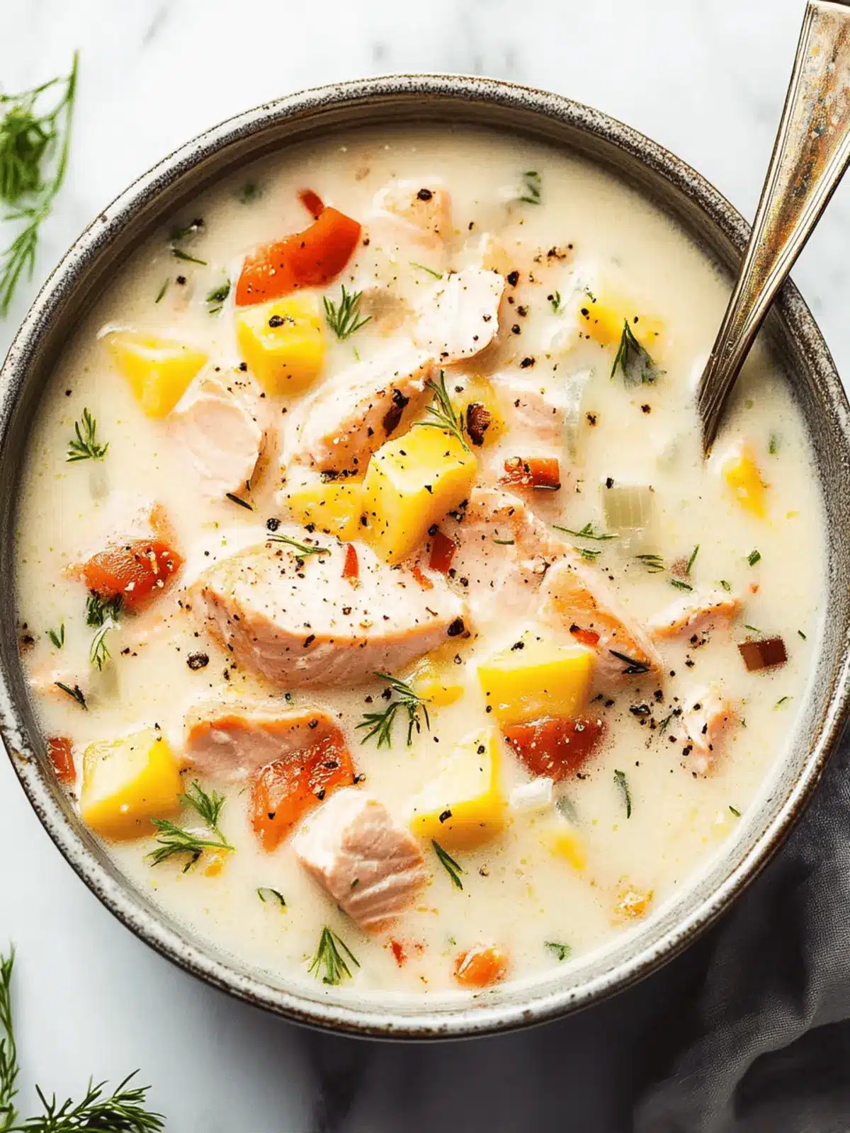 Salmon Chowder Soup