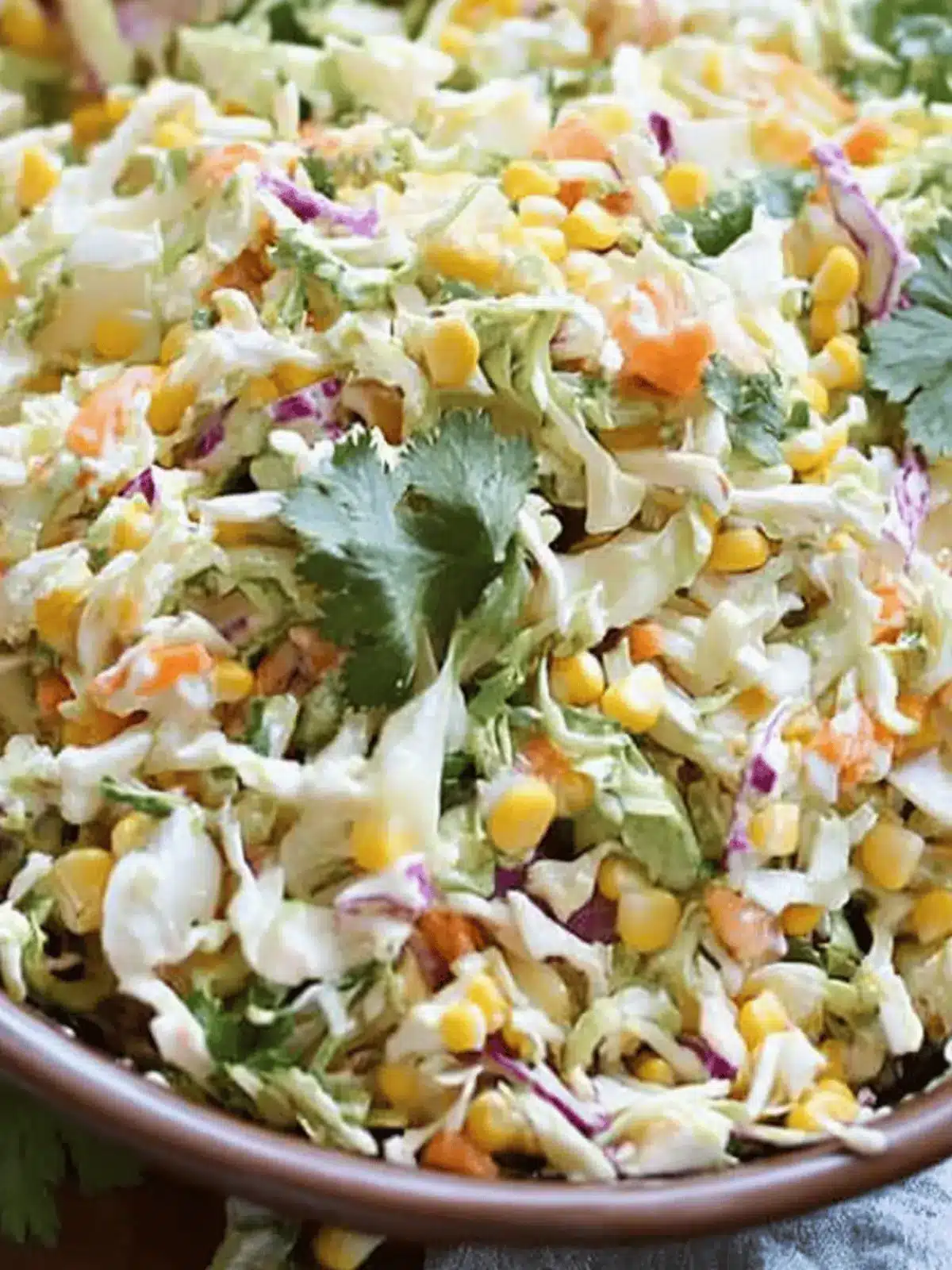 Spicy Jalapeno Corn Coleslaw