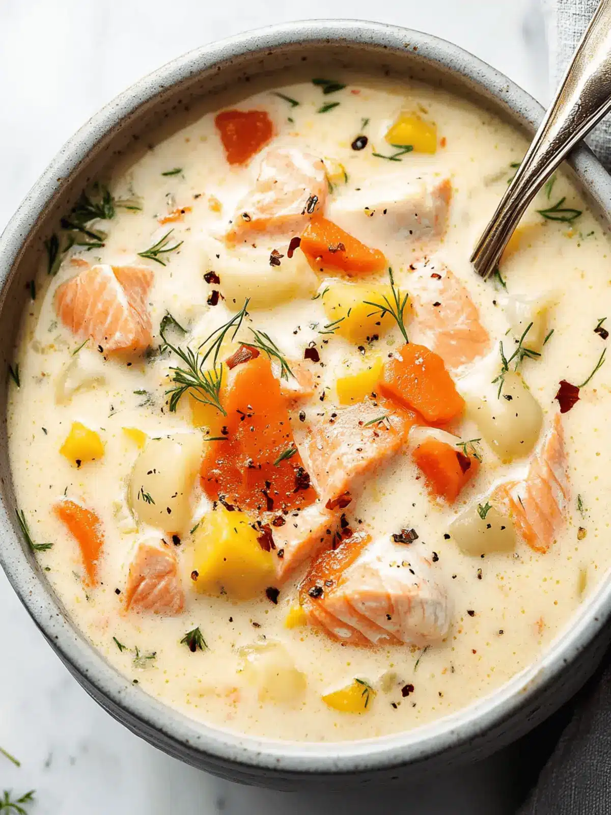 Salmon Chowder Soup