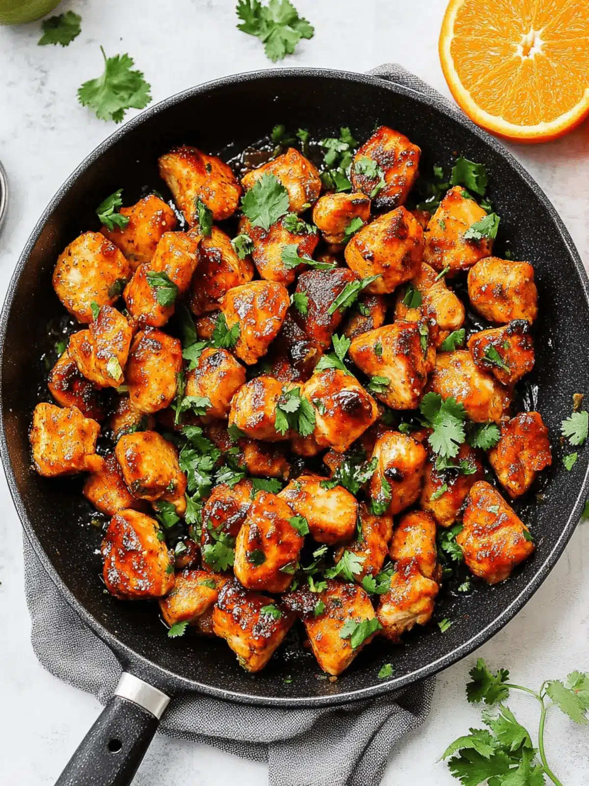 Cilantro Orange Chicken Bites for a Quick Flavor Explosion 4 Cilantro Orange Chicken Bites