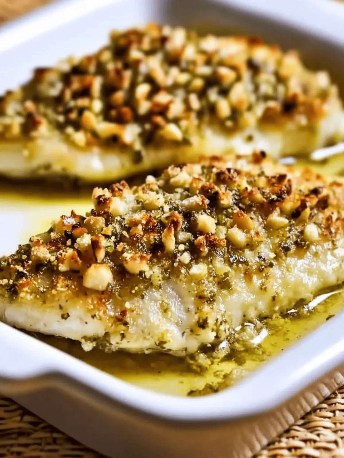 Pine Nut Encrusted Catfish