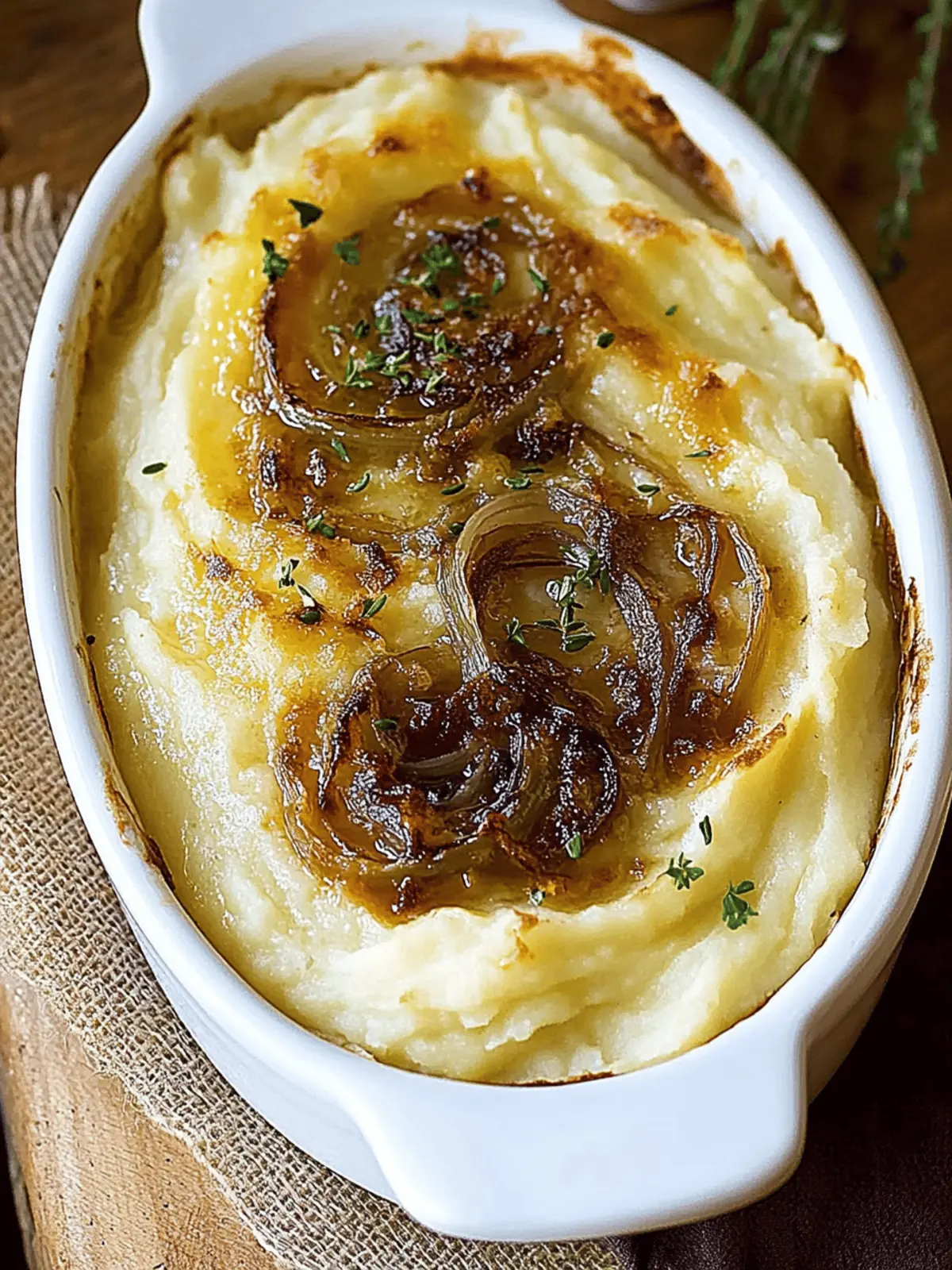 Baked French Onion Mashed Potatoes for Ultimate Comfort 3 Baked French Onion Mashed Potatoes