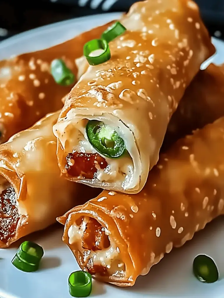Bacon Jalapeño Popper Eggrolls