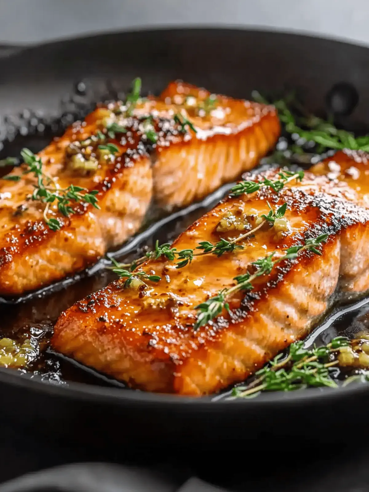 25-Minute One-Pan Honey Garlic Butter Salmon