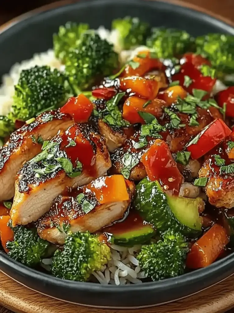 Quick & Zesty Chicken Veggie Medley