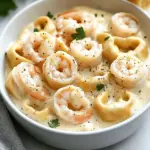 Shrimp Tortellini Alfredo
