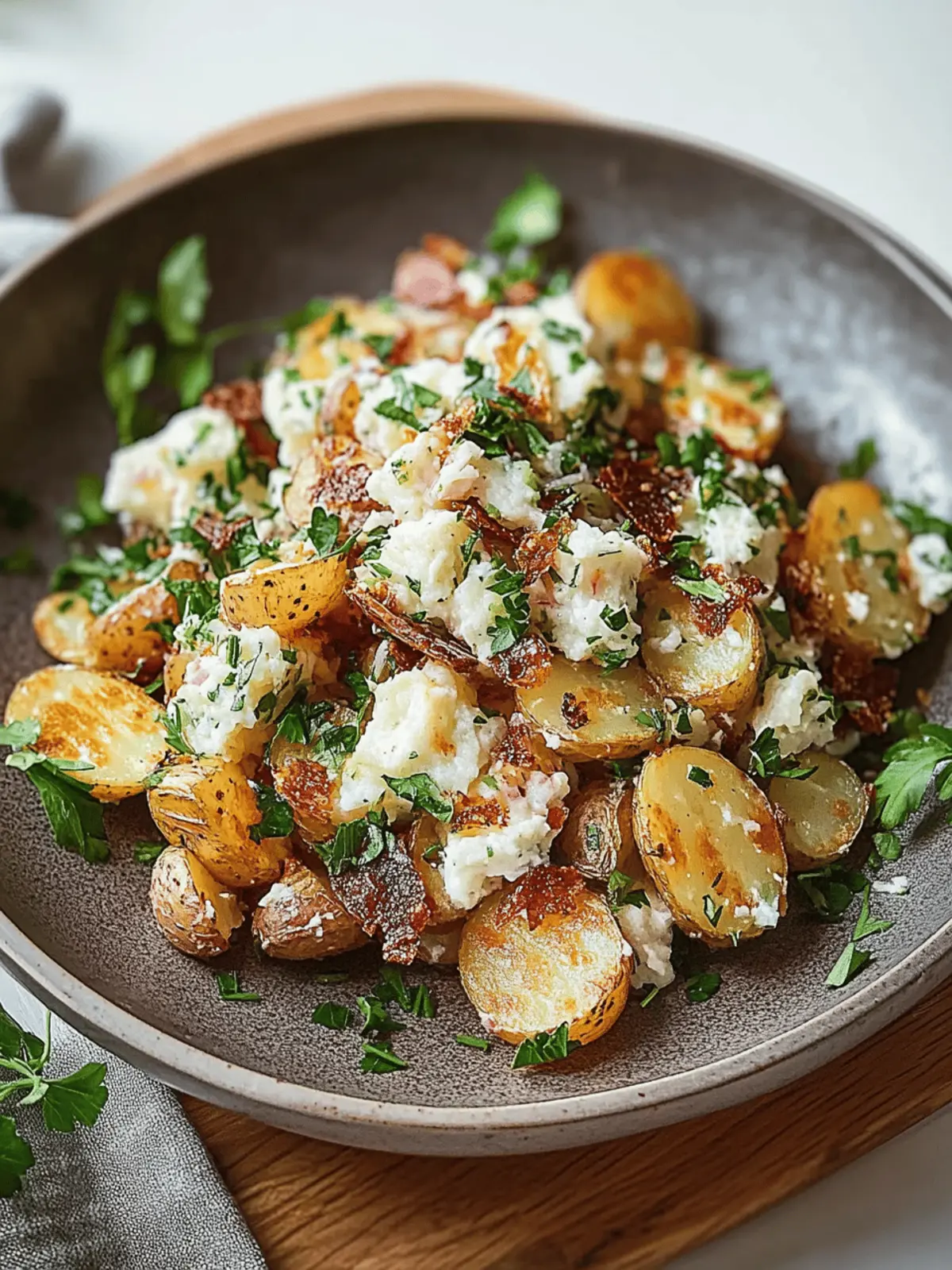 Crispy Smashed Potato Salad for Irresistible Summer Flavor 4 Crispy Smashed Potato Salad