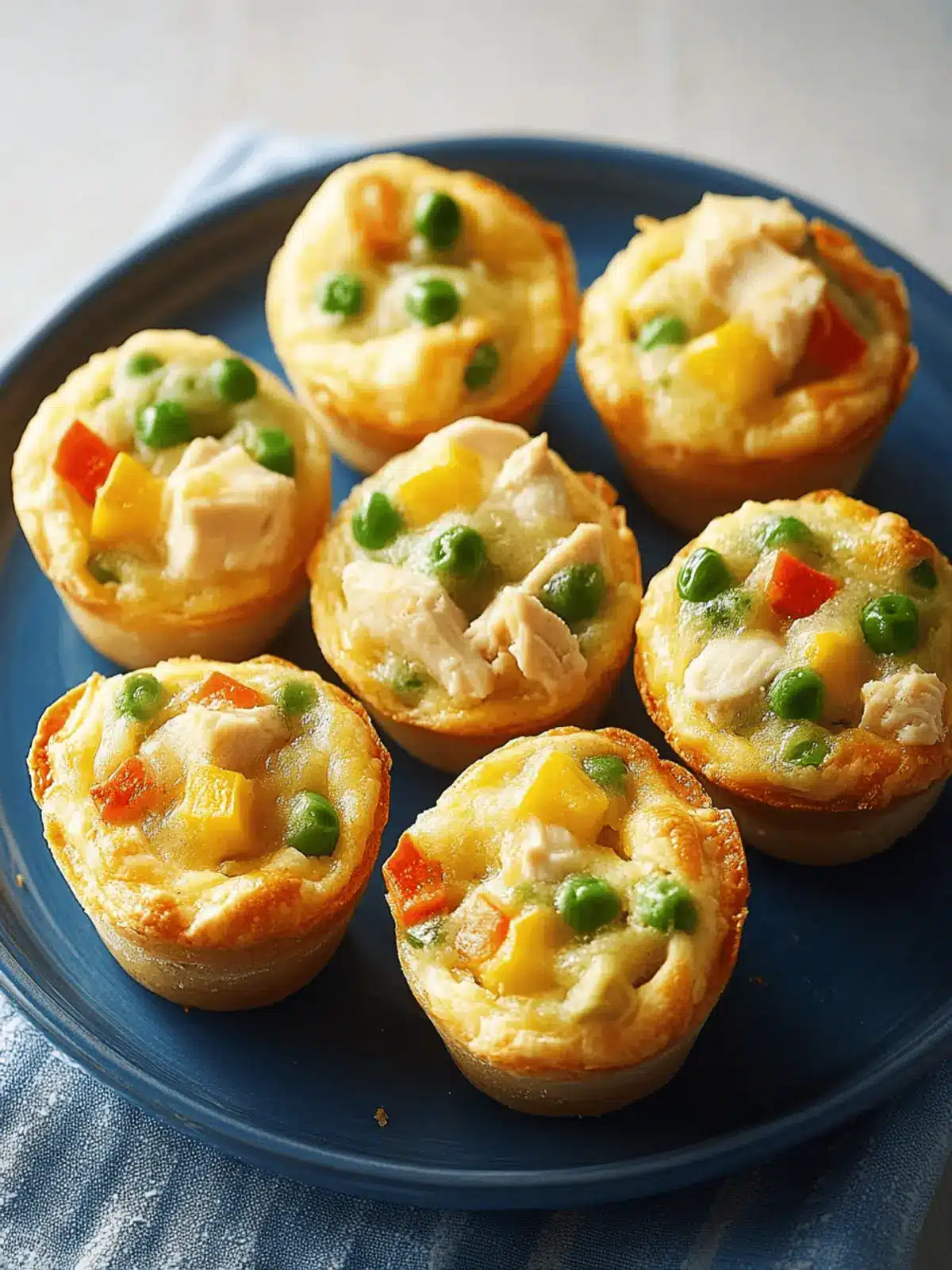 Savory Chicken Pot Pie Muffins for Quick Comfort Food Bliss 3 Chicken Pot Pie Muffins