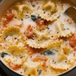 One Oven Ravioli Soup