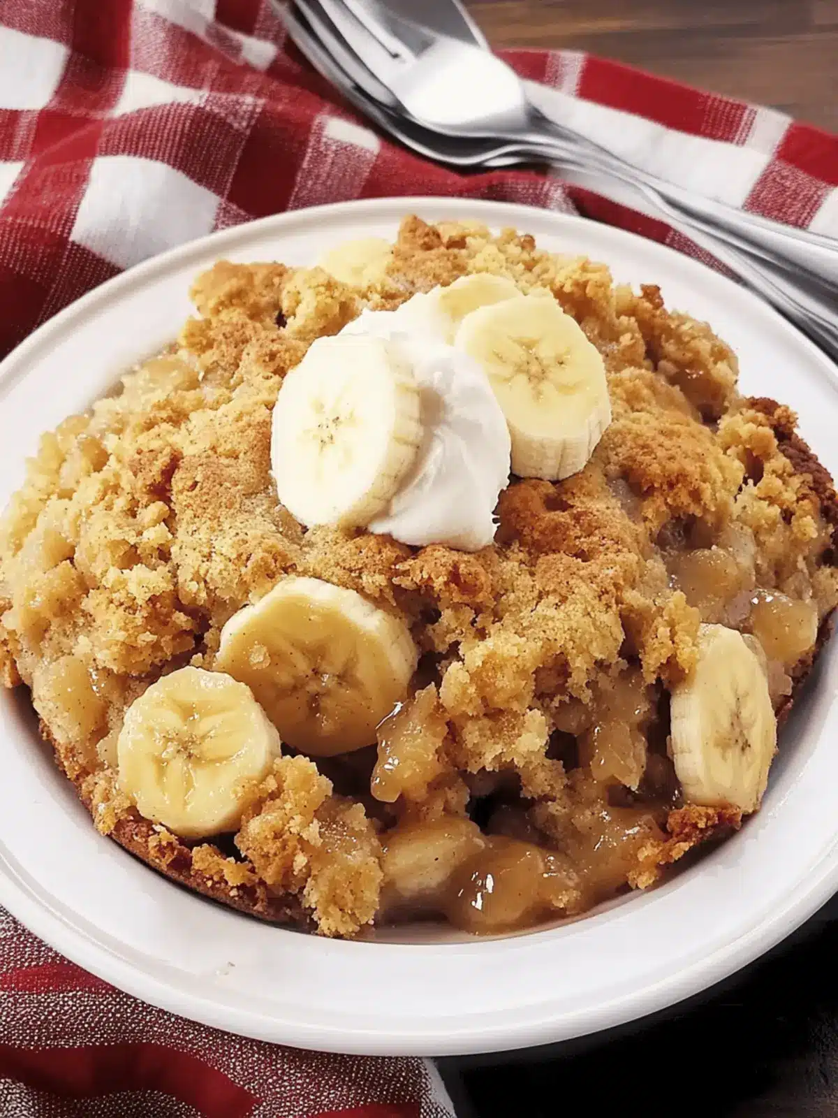 Banana Bread Cobbler