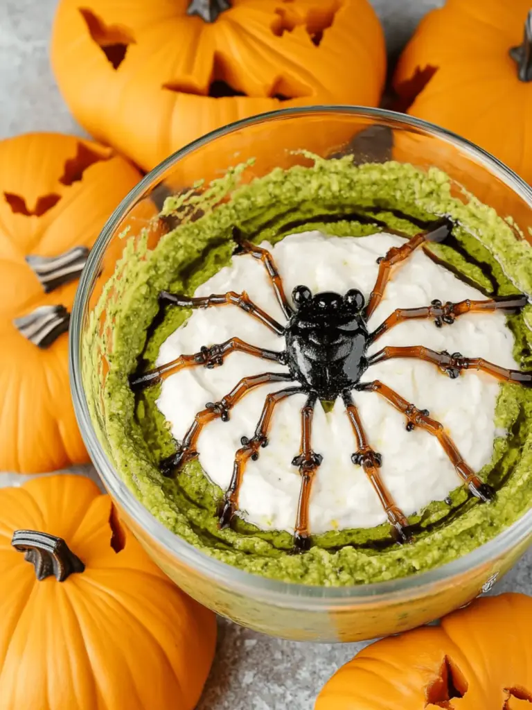Creepy-Crawly Halloween 7 Layer Dip