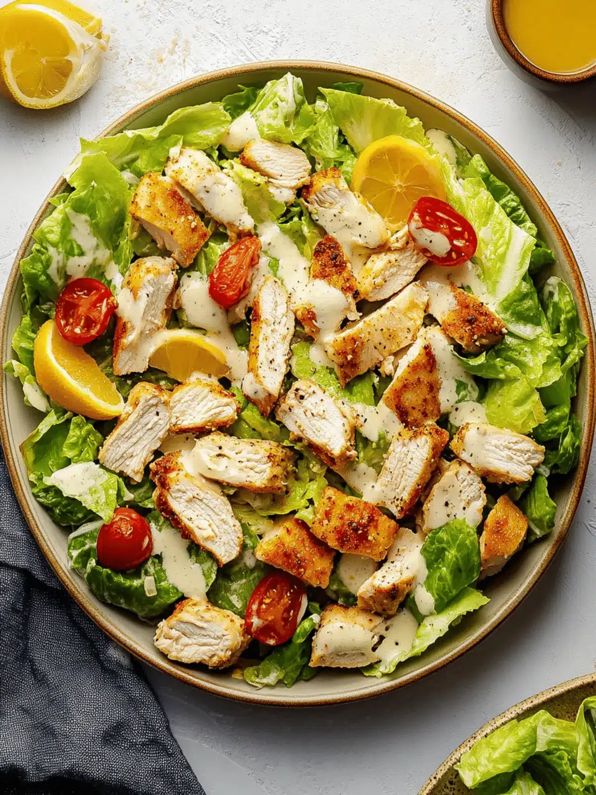 Sheet Pan Chicken Caesar Salad