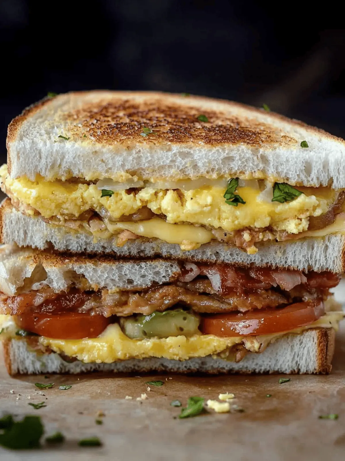 Breakfast Club Sandwich