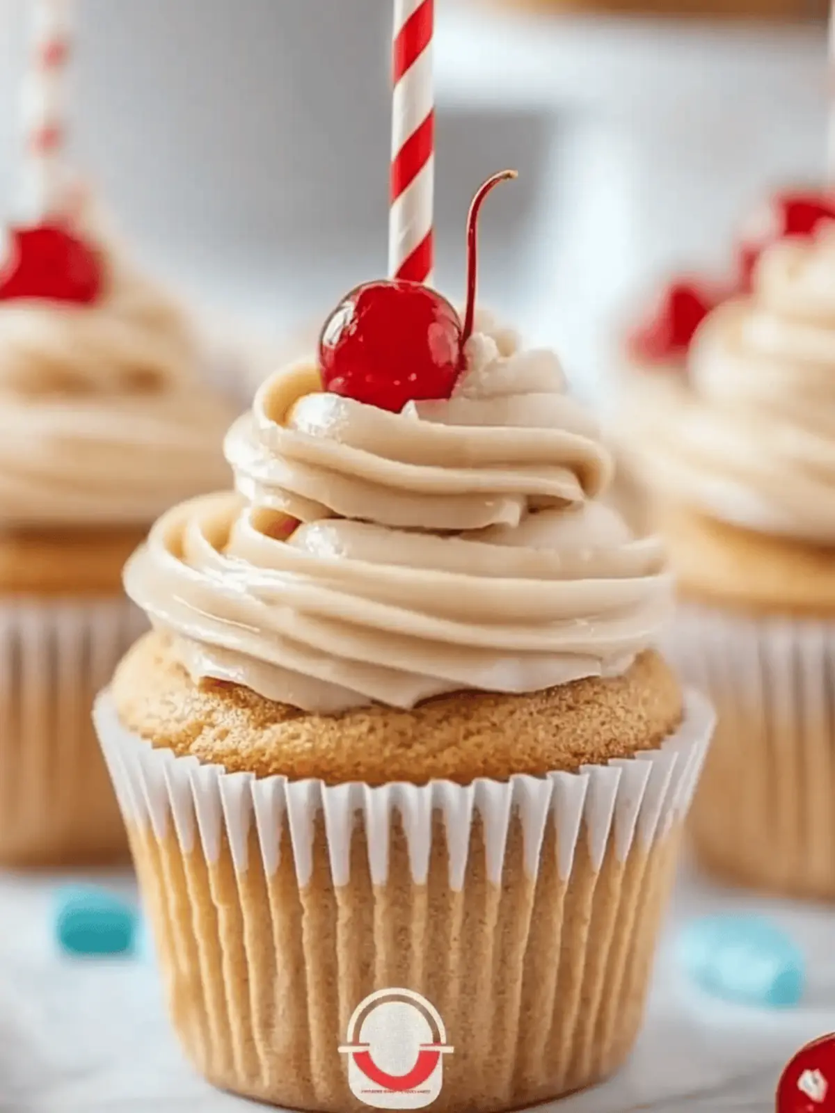 Root Beer Float Cupcakes