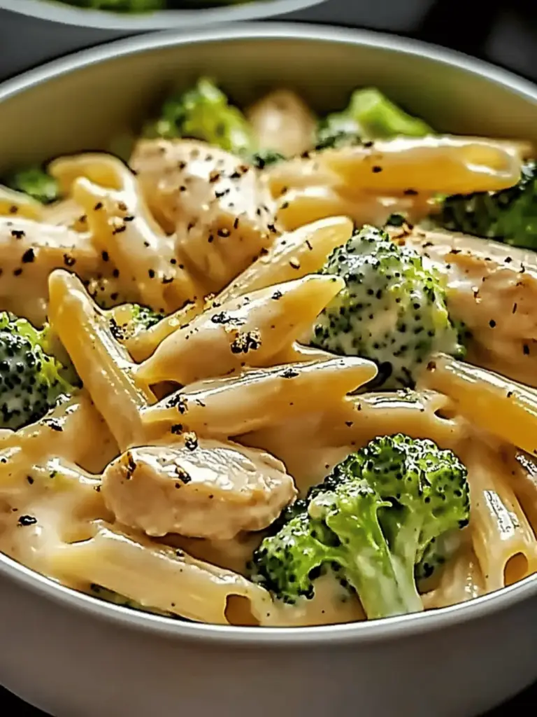 Creamy Broccoli and Chicken Penne