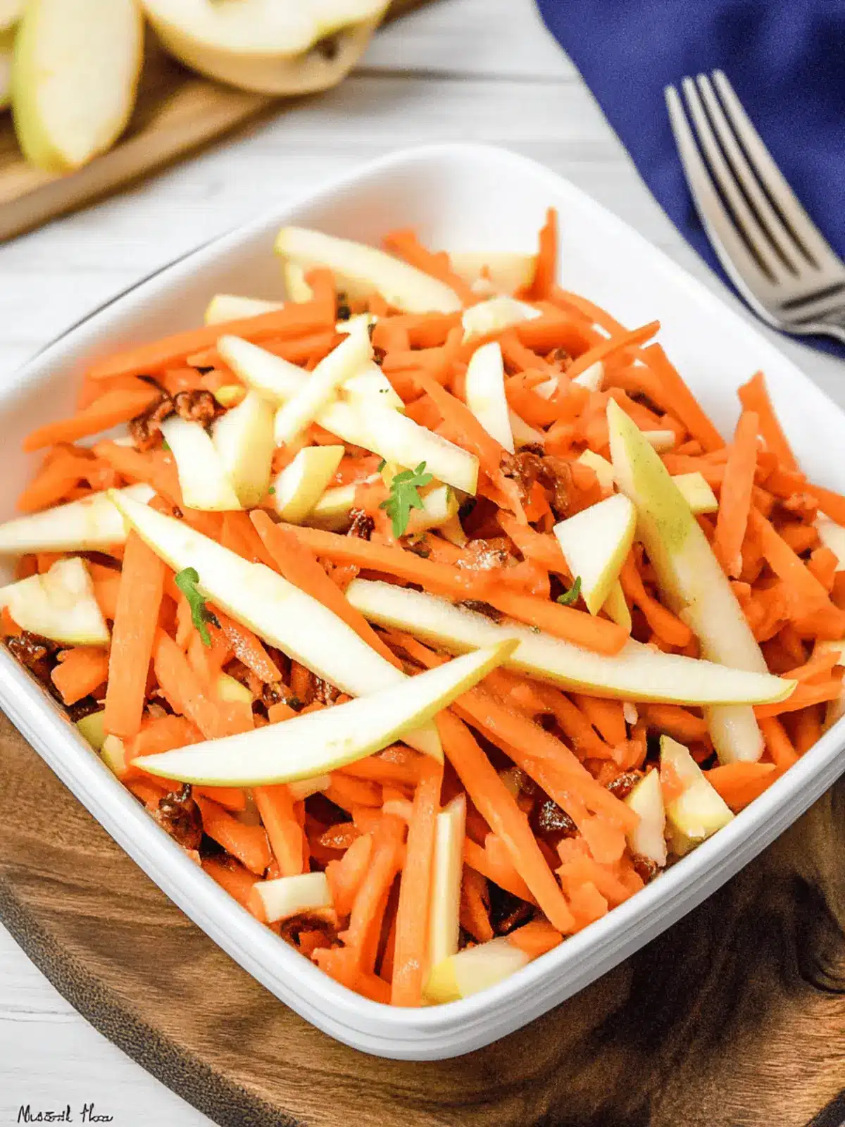 Zesty Carrot Apple Salad for a Refreshing Crunchy Delight 4 Carrot Apple Salad