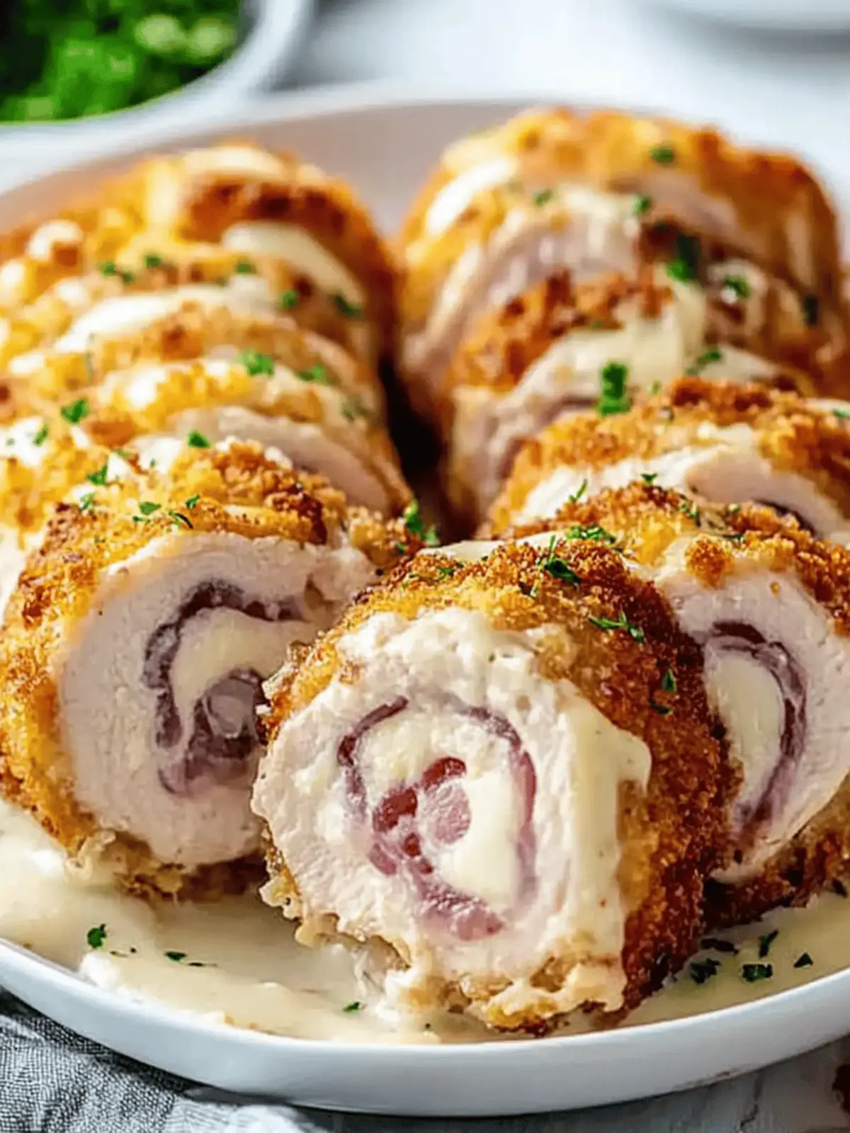 Melt-in-Your-Mouth Stuffed Chicken Cordon Bleu Bake 4 Stuffed Chicken Cordon Bleu Bake