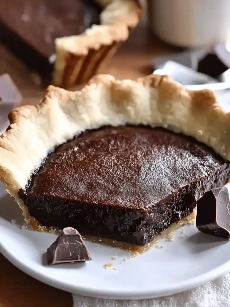 Chocolate Chess Pie