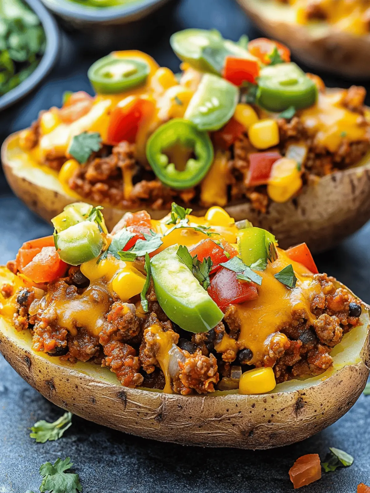 Taco Loaded Baked Potatoes: Your New Family Favorite Dish 2 Taco Loaded Baked Potatoes