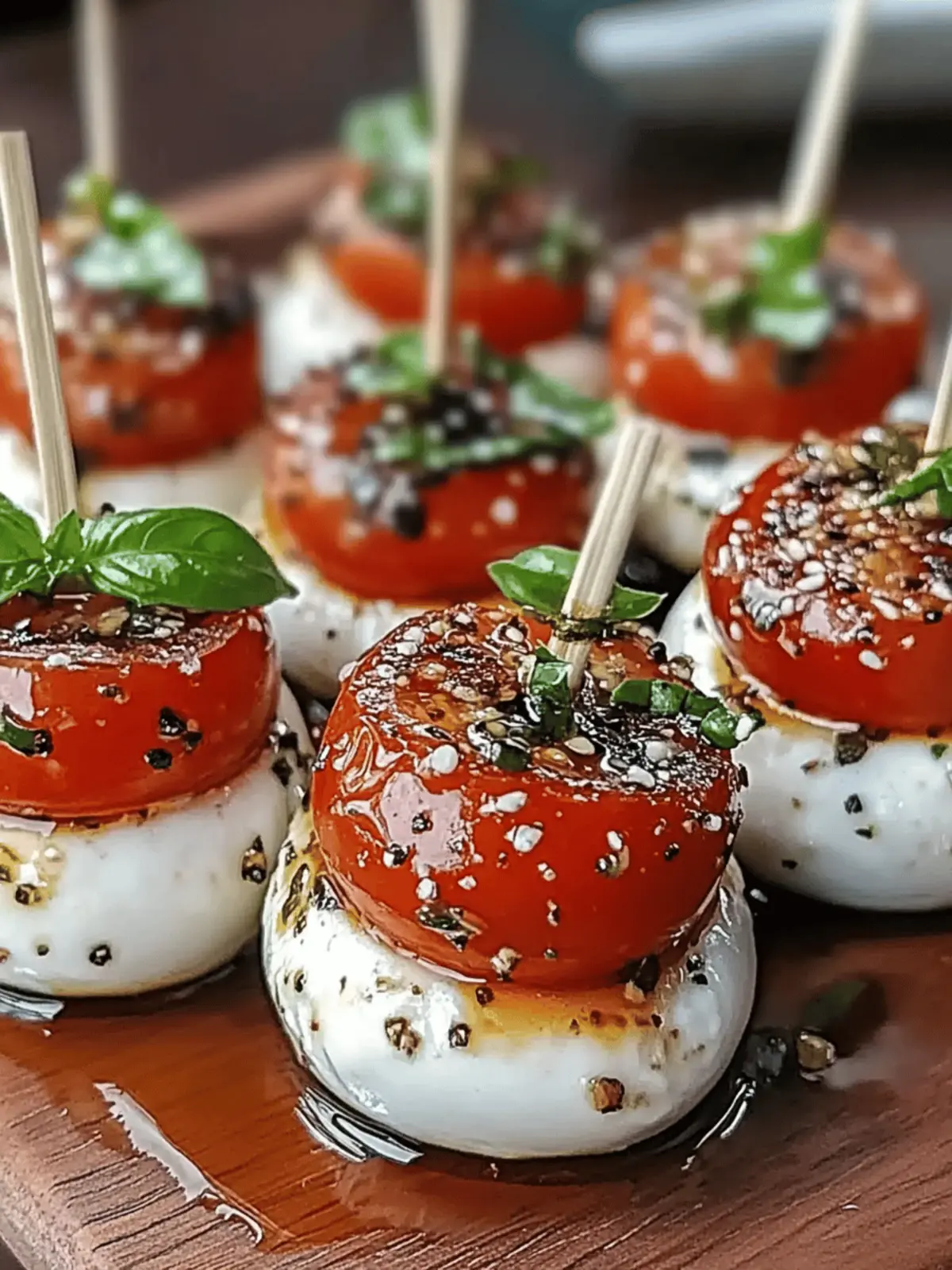 Mini Caprese Bites: Effortless Appetizer for Fresh Flavor Fans 3 Mini Caprese Bites