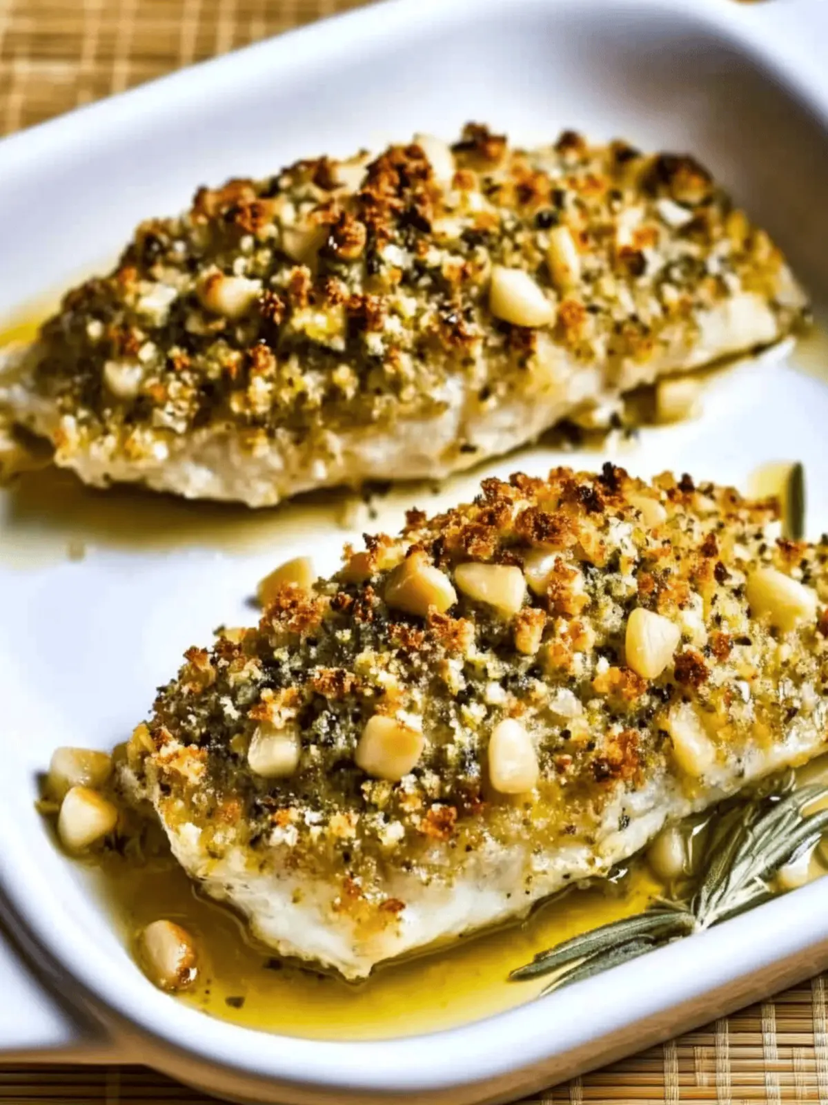 Pine Nut Encrusted Catfish