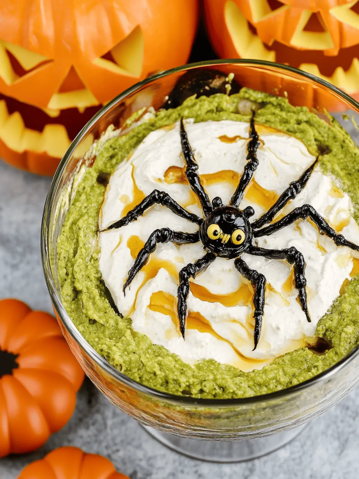 Creepy-Crawly Halloween 7 Layer Dip