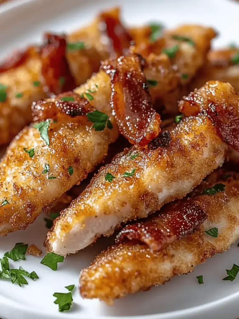 Bacon Brown Sugar Chicken Tenders