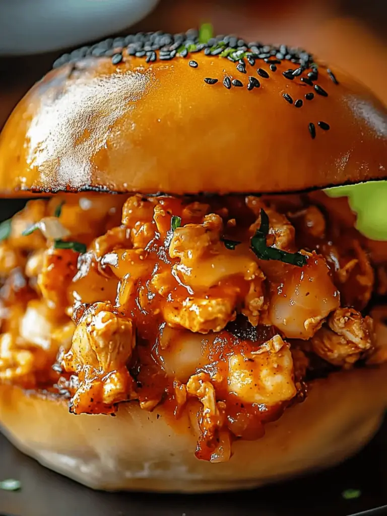 Cajun Chicken Sloppy Joes