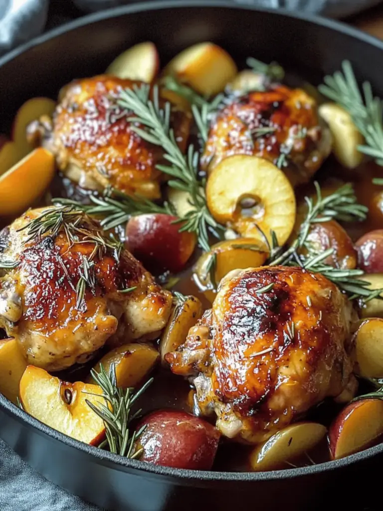 Savory Rosemary Apple Cider Chicken