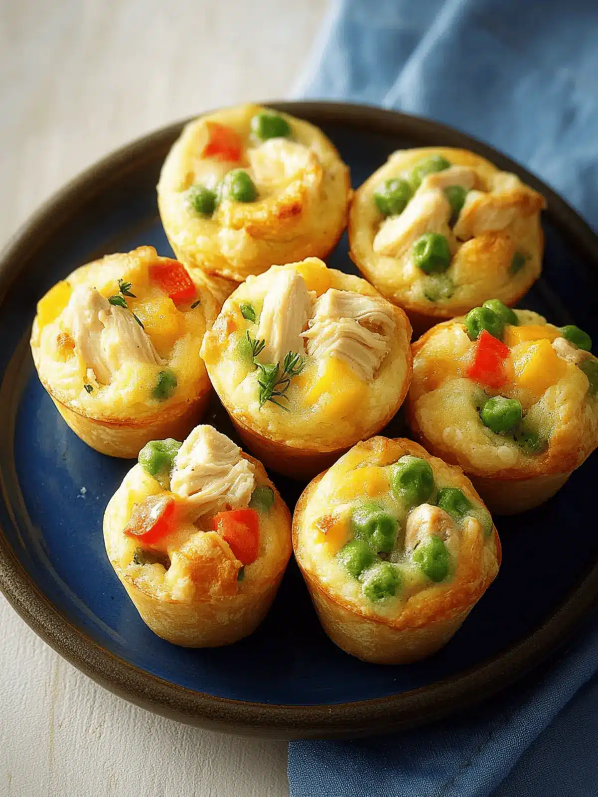 Chicken Pot Pie Muffins