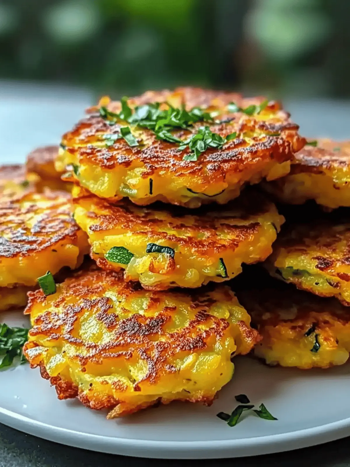 Zucchini Potato Fritters